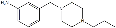 3-[(4-propylpiperazin-1-yl)methyl]aniline Struktur