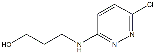 3-[(6-chloropyridazin-3-yl)amino]propan-1-ol Struktur