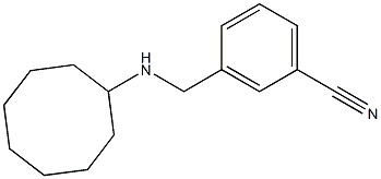 3-[(cyclooctylamino)methyl]benzonitrile Struktur