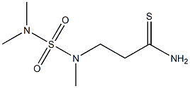 3-[(dimethylsulfamoyl)(methyl)amino]propanethioamide Struktur