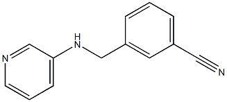 3-[(pyridin-3-ylamino)methyl]benzonitrile Struktur