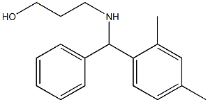 3-{[(2,4-dimethylphenyl)(phenyl)methyl]amino}propan-1-ol Struktur