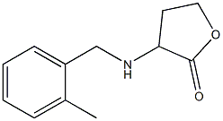 3-{[(2-methylphenyl)methyl]amino}oxolan-2-one Struktur