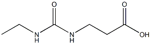 3-{[(ethylamino)carbonyl]amino}propanoic acid Struktur