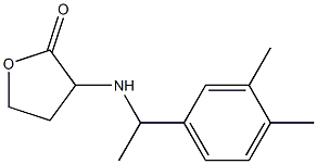 3-{[1-(3,4-dimethylphenyl)ethyl]amino}oxolan-2-one Struktur