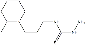 3-amino-1-[3-(2-methylpiperidin-1-yl)propyl]thiourea Struktur