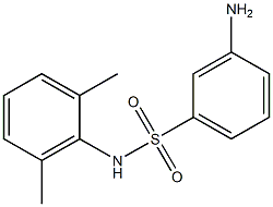 3-amino-N-(2,6-dimethylphenyl)benzenesulfonamide Struktur