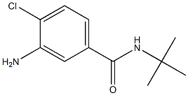 3-amino-N-(tert-butyl)-4-chlorobenzamide Struktur