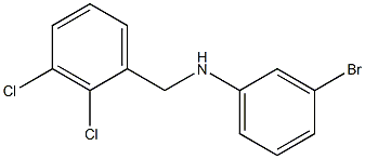 3-bromo-N-[(2,3-dichlorophenyl)methyl]aniline Struktur