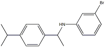 3-bromo-N-{1-[4-(propan-2-yl)phenyl]ethyl}aniline Struktur