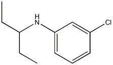 3-chloro-N-(pentan-3-yl)aniline Struktur