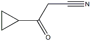 3-cyclopropyl-3-oxopropanenitrile Struktur