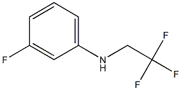 3-fluoro-N-(2,2,2-trifluoroethyl)aniline Struktur