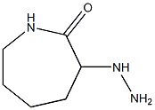 3-hydrazinylazepan-2-one Struktur