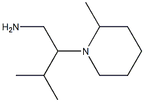 3-methyl-2-(2-methylpiperidin-1-yl)butan-1-amine Struktur