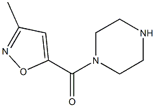 3-methyl-5-(piperazin-1-ylcarbonyl)-1,2-oxazole Struktur