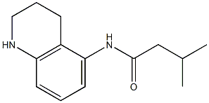 3-methyl-N-(1,2,3,4-tetrahydroquinolin-5-yl)butanamide Struktur