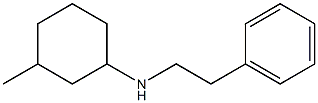 3-methyl-N-(2-phenylethyl)cyclohexan-1-amine Struktur