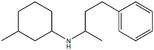 3-methyl-N-(4-phenylbutan-2-yl)cyclohexan-1-amine Struktur