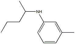 3-methyl-N-(pentan-2-yl)aniline Struktur