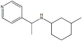 3-methyl-N-[1-(pyridin-4-yl)ethyl]cyclohexan-1-amine Struktur