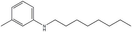 3-methyl-N-octylaniline Struktur