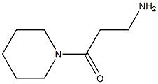 3-oxo-3-piperidin-1-ylpropan-1-amine Struktur