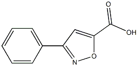 3-phenyl-1,2-oxazole-5-carboxylic acid Struktur