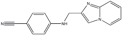 4-({imidazo[1,2-a]pyridin-2-ylmethyl}amino)benzonitrile Struktur