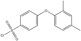 4-(2,4-dimethylphenoxy)benzene-1-sulfonyl chloride Struktur