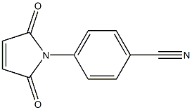 4-(2,5-dioxo-2,5-dihydro-1H-pyrrol-1-yl)benzonitrile Struktur