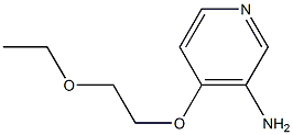 4-(2-ethoxyethoxy)pyridin-3-amine Struktur