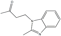 4-(2-methyl-1H-1,3-benzodiazol-1-yl)butan-2-one Struktur