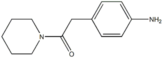 4-(2-oxo-2-piperidin-1-ylethyl)aniline Struktur