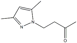 4-(3,5-dimethyl-1H-pyrazol-1-yl)butan-2-one Struktur