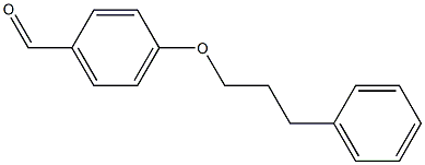 4-(3-phenylpropoxy)benzaldehyde Struktur