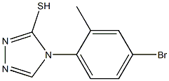 4-(4-bromo-2-methylphenyl)-4H-1,2,4-triazole-3-thiol Struktur