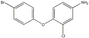 4-(4-bromophenoxy)-3-chloroaniline Struktur