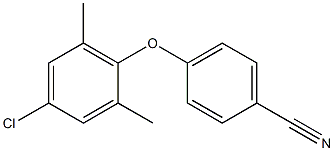 4-(4-chloro-2,6-dimethylphenoxy)benzonitrile Struktur