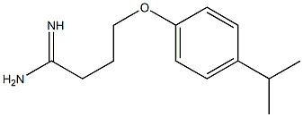 4-(4-isopropylphenoxy)butanimidamide Struktur