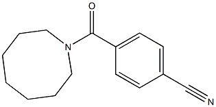 4-(azocan-1-ylcarbonyl)benzonitrile Struktur