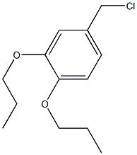 4-(chloromethyl)-1,2-dipropoxybenzene Struktur