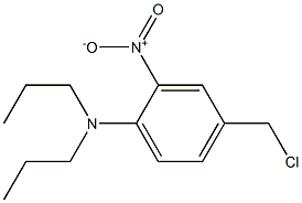 4-(chloromethyl)-2-nitro-N,N-dipropylaniline Struktur