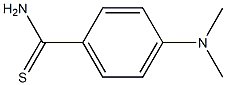 4-(dimethylamino)benzene-1-carbothioamide Struktur