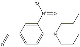 4-(dipropylamino)-3-nitrobenzaldehyde Struktur