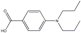 4-(dipropylamino)benzoic acid Struktur