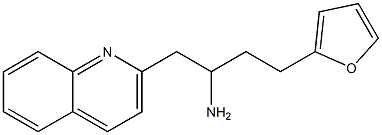 4-(furan-2-yl)-1-(quinolin-2-yl)butan-2-amine Struktur