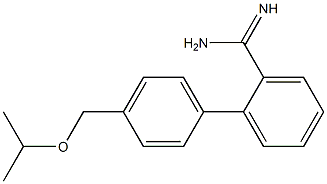 4'-(isopropoxymethyl)-1,1'-biphenyl-2-carboximidamide Struktur