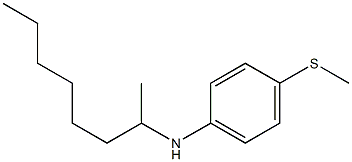 4-(methylsulfanyl)-N-(octan-2-yl)aniline Struktur