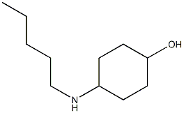 4-(pentylamino)cyclohexan-1-ol Struktur